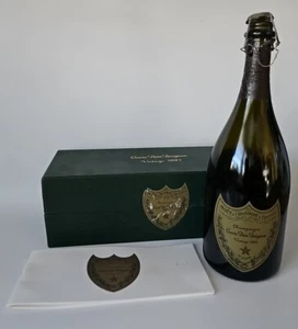 Vintage 1993 Dom Perignon Champagnerflasche LEER mit Box & Broschüre - Bild 1 von 5