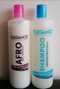 TRATAMIENTO CAPILAR ELEGANCE AFRO LISO EXTREMO 480ML (SHAMPOO Y CIRUGIA) - Picture 1 of 6