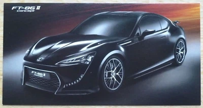 TOYOTA FT-86 II CONCEPT (TOYOTA GT-86) POSTCARD ENGLISH EXC COND. RARE - Image 1 of 3