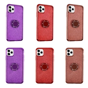 Funda protectora con soporte de TPU brillante para teléfono iPhone 12 Pro/12 Mini/iPhone 12 Pro Max - Imagen 1 de 17