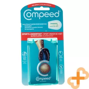 COMPEED Sports Underfoot Blist Plasters 5 Pcs. Fast Heal Pain Releaf - Picture 1 of 24
