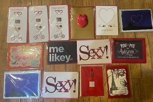 Papyrus Valentine’s Day Cards Set Of 14 - Picture 1 of 21