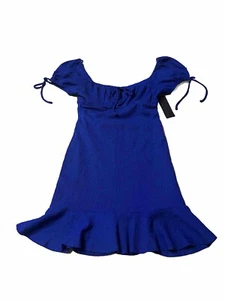 City Triangle Juniors Short Sleeve Sheath Dress In Royal Blue NWT XS - Picture 1 of 5
