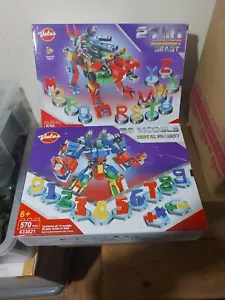 Bundle of 2 VATOS Construction Sets STEM, Digital Robot, Alphabet Beast, - Picture 1 of 5