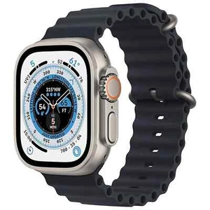 Apple Watch Ultra 49mm GPS+Cellular 32GB Silver Titanium Case - Very Good - Picture 1 of 1