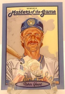 1993 Donruss Jumbo ROBIN YOUNT Masters Of The Game #15 HOF 1999 MILWAUKEE BREWER - Picture 1 of 2