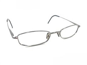 National Marcolin Bailey 731 Silver Chrome Eyeglasses Frames 49-18 135 Men Women