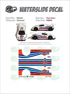 Calcomanías de tobogán acuático CB 004# BASE CLARA para fundición a presión personalizada 1:64 - Imagen 1 de 5