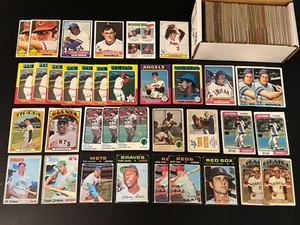 (327) Lotto Topps Stars/HOF 1970-1979, Aaron Mays Rose Clemente, CARICATO, *SIGILLO* - Foto 1 di 10