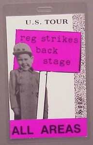 Elton John Backstage Pass laminiert Reg Strikes Back - Bild 1 von 1