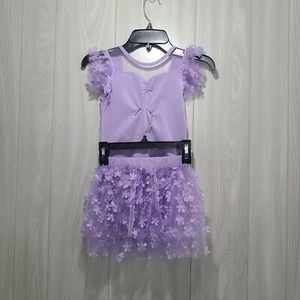 IBTom Castle Ballet Outfit Purple Floral Tutu NWT 13 - Picture 1 of 11