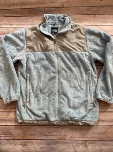 North Face Girl's Denali Thermal Fleece Jacket XL (18) Blue Grey - Picture 1 of 8