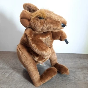 EUC Folktails Folkmanis Kangaroo Hand Puppet Plush 13" no Joey - Bild 1 von 8