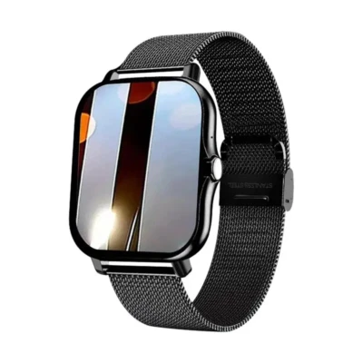 Montre Intelligente pour Téléphone Android Femmes et Hommes 1.44” Couleur Noir - Photo 1/4