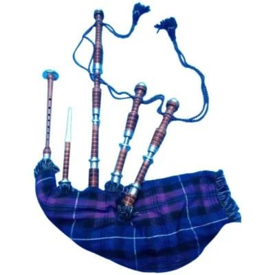 TC Cornamusa Scozzese Palissandro Argento Virole/Cornamuse Argento/Cornamusa - Immagine 1 di 2