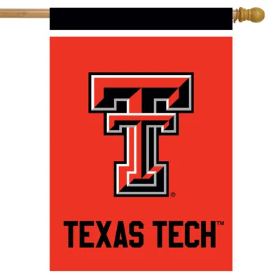 Texas Tech Red Raiders House Flag con licencia NCAA 28" X 40" Briarwood Lane Foto 1 de 4