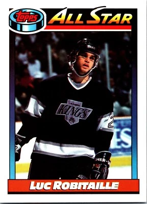 1991-92 Topps - #260 Luc Robitaille All Star - Image 1 of 2