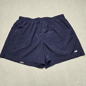 Herren New Balance Lighting Dry Slip gefütterte Laufshorts blau Größe XL XLarge - Bild 1 von 12