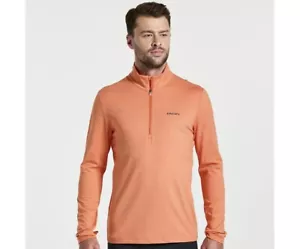 Saucony Men's 1/4 Zip Ember Performance Shirt Size M - Picture 1 of 6