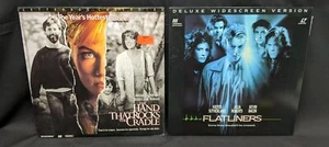(Lot 2) The Hand that Rocks the Cradle & Flatliners (Laserdisc) Extended Play - Imagen 1 de 4