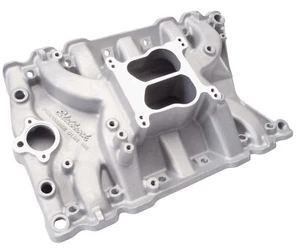 EDELBROCK PERFORMER INTAKE MANIFOLD,NON-EGR,FITS OLDSMOBILE 400,425,455 ENGINES - Picture 1 of 3