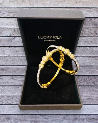 Brazalete Brazalete Dos Tonos para Mujer | Joyería Circón - Perfecto con Caja de Lujo Foto 1 de 3