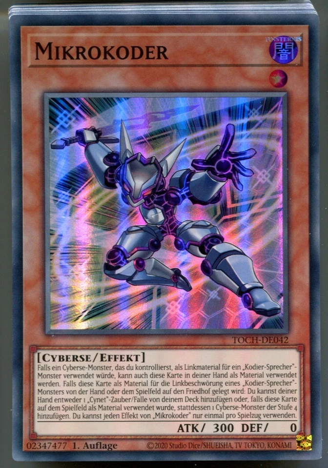 Yu-GI-OH Mikrokoder Super Rare TOCH-DE042 NEU! - Bild 1 von 1