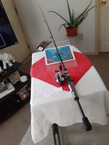 New Spincast Fishing Rod And Reel Daiwa DTurbo 5'6"méd Light 6'12lb 2PC - Picture 1 of 17