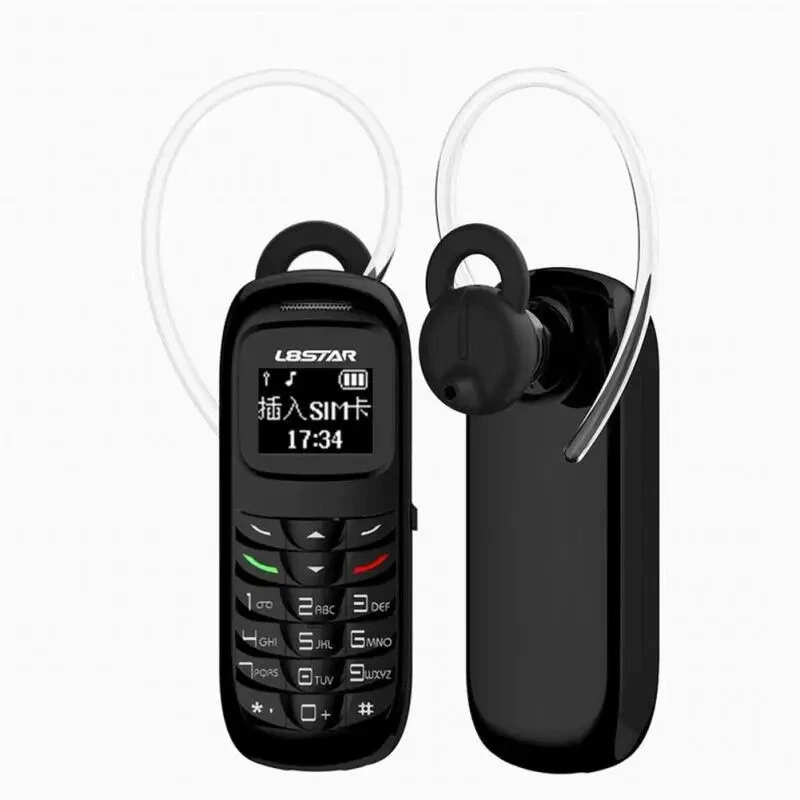 GTSTAR BM 70 MINI PORTABLE BLUETOOTH LONGUEUR 6.2CM NOIR dual SIM Foto 1 de 4