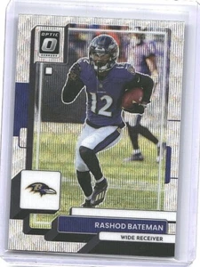 Rashod Bateman 2022 Donruss Optic Premium #15 Silver Wave Prizm /300 Ravens - Picture 1 of 2
