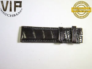 OEM Authentic IWC ONE SHORT PART strap 20 mm croco BLACK color - Picture 1 of 2