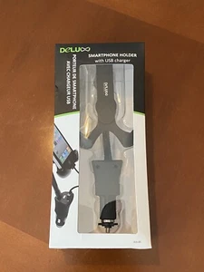 Smartphone Holder With USB Charger- Brand New Delux iPhone - Picture 1 of 4