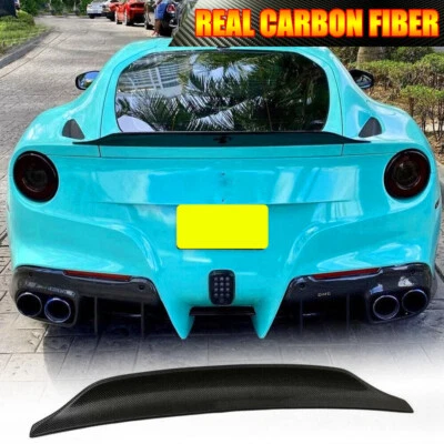 Alerón trasero de maletero de carbono real labio del ala de la bota para Ferrari F12 Berlinetta 2013-17 Foto 1 de 4