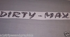 DIRTY MAX SNOW Camo Window Decal Decals Duramax Diesel Chevy GMC Windshield - Foto 1 di 2