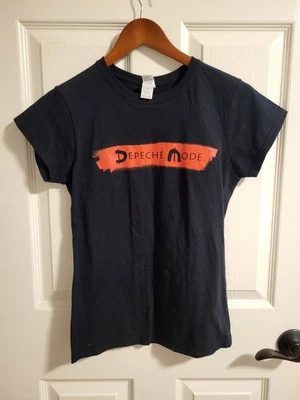 Camiseta Depeche Mode Where's The Revolution para mujer negra manga corta talla pequeña Foto 1 de 4