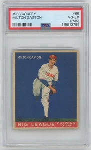 1933 Goudey 65 Gaston PSA 4 MK 713475  - Bild 1 von 2