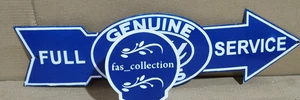 Ford Genuine Parts Porcelain Enamel Sign 23 x 6.5 Inches 1 Sided - Picture 1 of 5