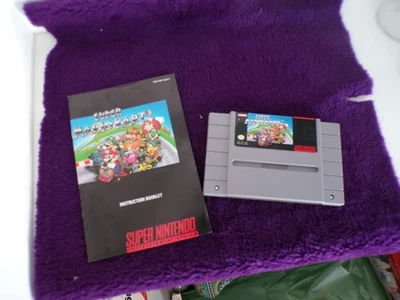 Super Mario Kart Super Nintendo SNES, 1992 Player’s Choice with Manual - Image 1 of 3