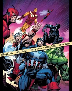 Rare! AVENGERS Cartoon 8 X 10 Color TV Photo MARVEL COMICS - Picture 1 of 1