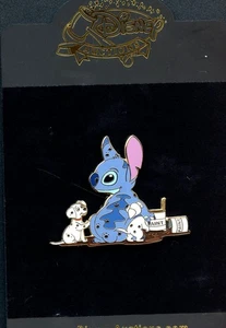 DA Disney Auctions - Dogs with Stitch - Dalmatians Invasion Jumbo LE 100 Pin - Picture 1 of 1