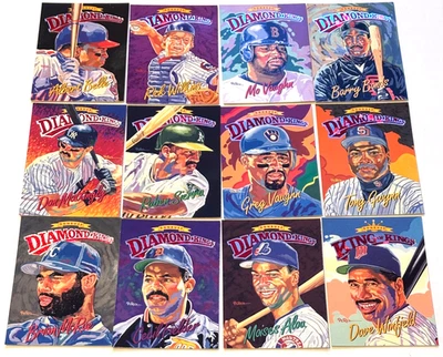 Hoja de béisbol 1994 Donruss Diamond Kings por Dick Pérez completa tu conjunto, U Pik Foto 1 de 2