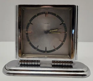 Reloj de mesa de diseño vintage despertador H. Möller Bauhaus era Kienzle Clock 1940 Works - Imagen 1 de 14