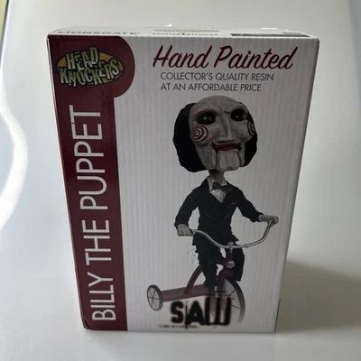 NECA Head Knocker Saw Billy the Puppet on Triciclo Bobble Head Foto 1 de 4