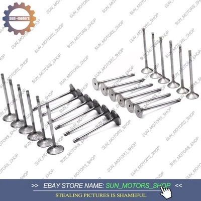 Juego de 24 válvulas de entrada y salida para Mercedes-Benz C43 E43 GLC43 M276 3.0T V6 AMG Foto 1 de 4