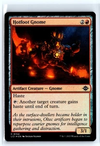(2x) FOIL Hotfoot Gnome The Lost Caverns of Ixalan MTG Magic the Gathering Card - Picture 1 of 5
