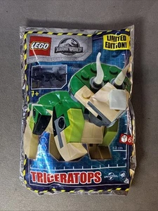 ORIGINAL LEGO JURASSIC WORLD TRICERATOPS 122006 Minifigur Limited Edition Neu - Bild 1 von 2
