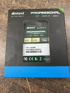 Inland 2.5” SSD 120GB Read 520MB/S SATA 3 - Afbeelding 1 van 2