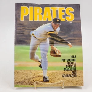 1988 Pittsburg Pirates Scorecard Vs Montreal Expos Unscored Clean Vintage MLB - Picture 1 of 8