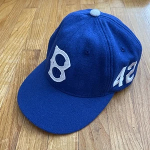 Jackie Robinson Dodgers Giveaway Hat Promo UCLA Health Embroidered 42 Blue Cap - Picture 1 of 9