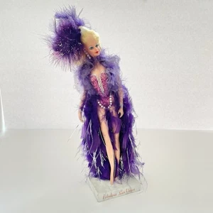 Vintage Fiona Las Vegas Showgirl Doll 1979 Souvenir Purple - Picture 1 of 4